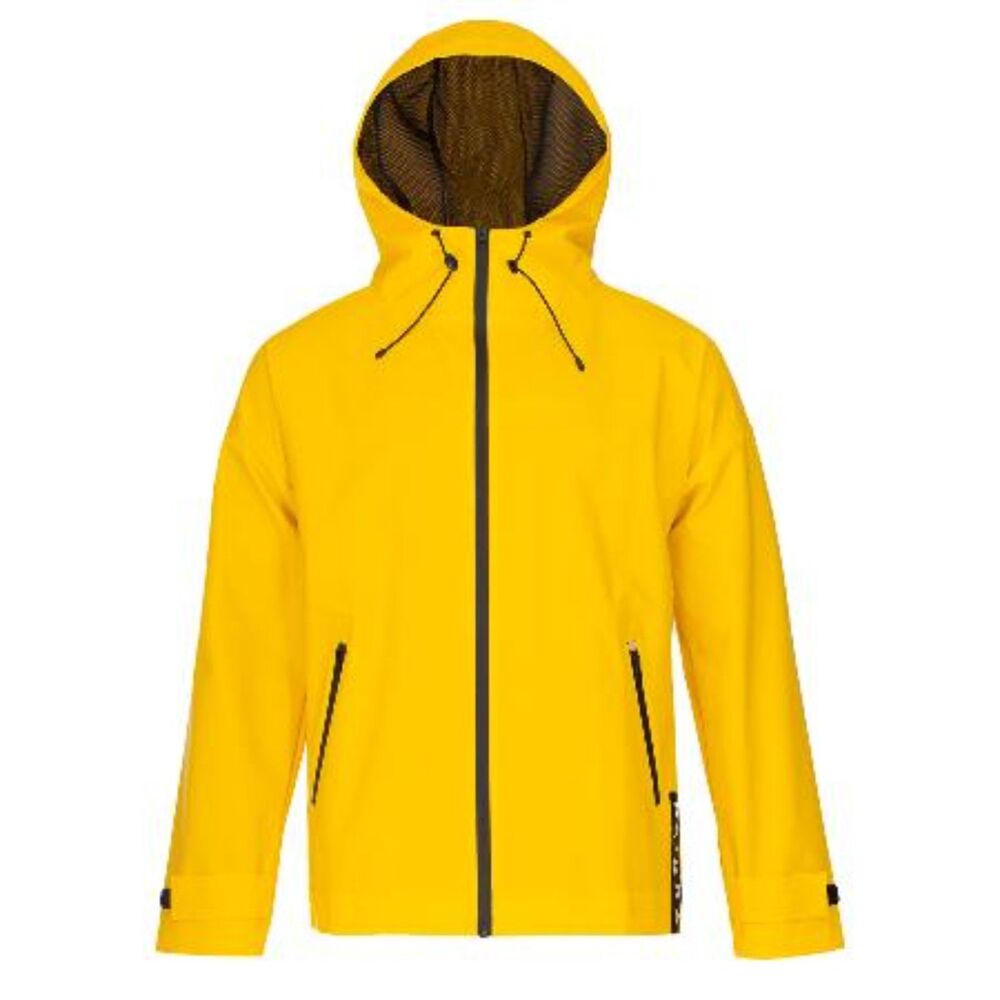 NWT PAIKKA Human Visibility Yellow Reflective Raincoat Unisex Waterproof UXS